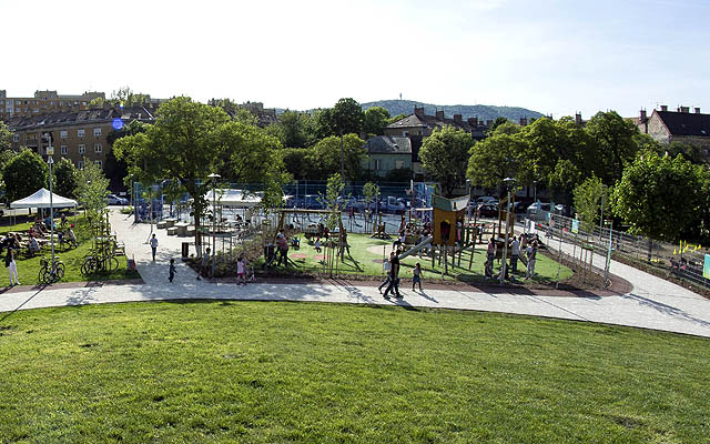 A Boldog Sándor István park Óbudán