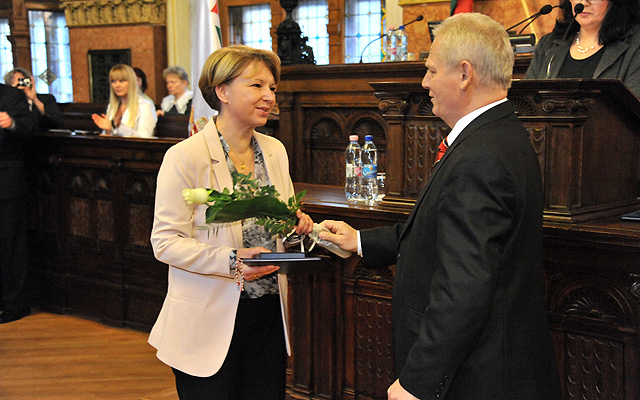 Albrecht Ute ügyvezető, Budapest Főváros Városépítési Tervező Kft., Budapest stratégiai és tervszerű településfejlesztése és településrendezése érdekében végzett több évtizedes kimagasló szakmai munkájáért                                    