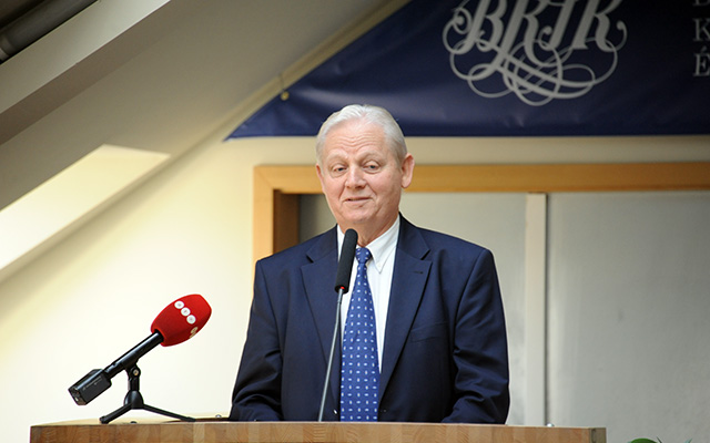 Tarlós István, Budapest főpolgármestere előadást tart a Budapesti Kereskedelmi és Iparkamara (BKIK) 74. ünnepi küldöttgyűlésén