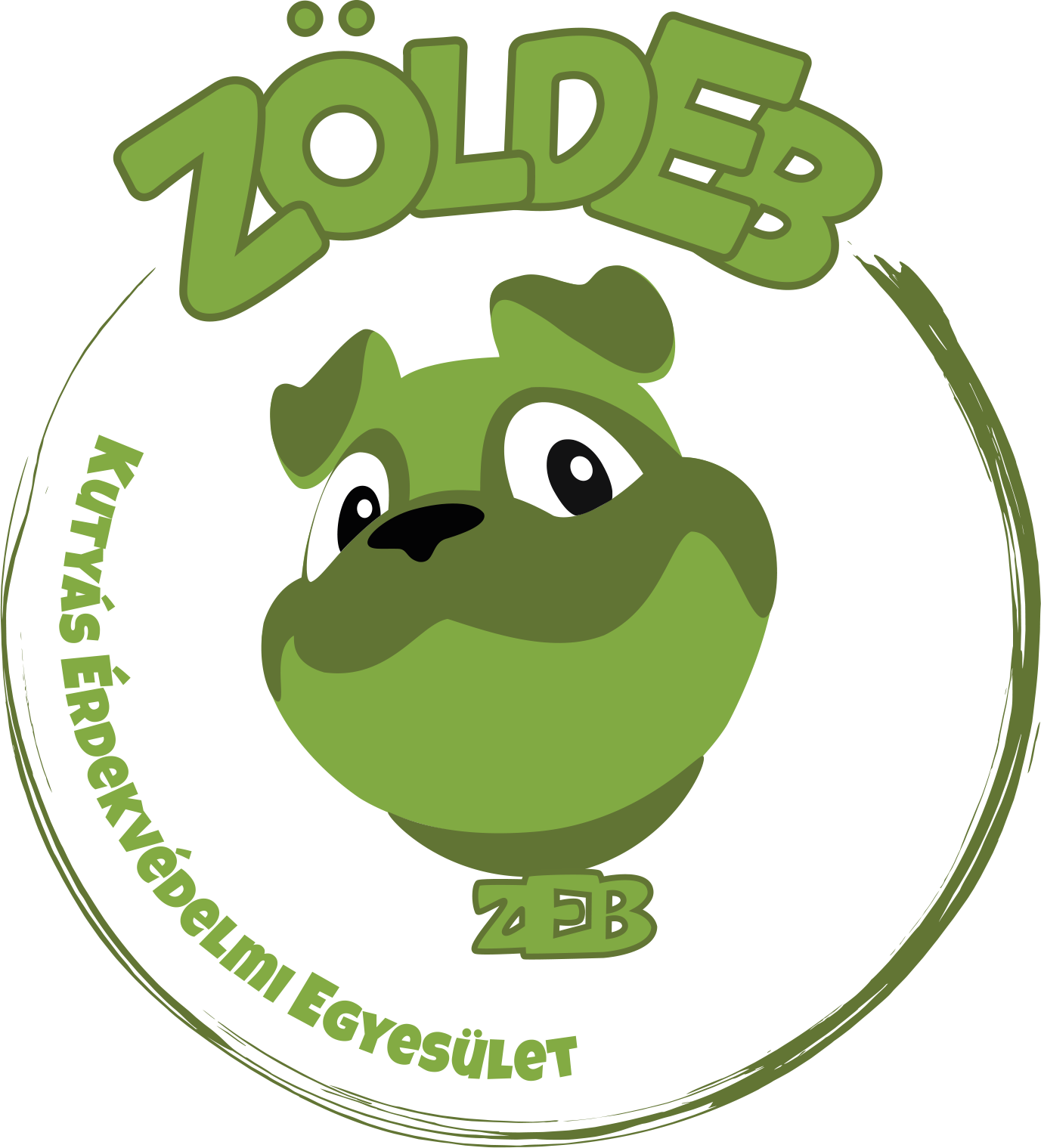 ZöldEb Kutyás Érdekvédelmi Egyesület logója