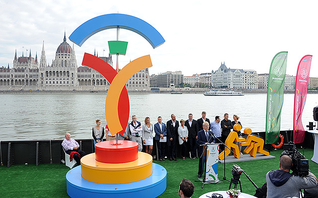 Tarlós István, Budapest főpolgármestere beszédet mondott a Dagály Úszóaréna, valamint a 2024-es budapesti olimpiai pályázat interaktív látogatóközpontjainak megnyitása alkalmából
