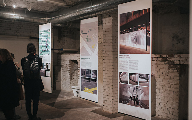 A belvárosi Budapest Projekt Galériában megnyílt Budapest Design-képletek című kiállítás egy részlete