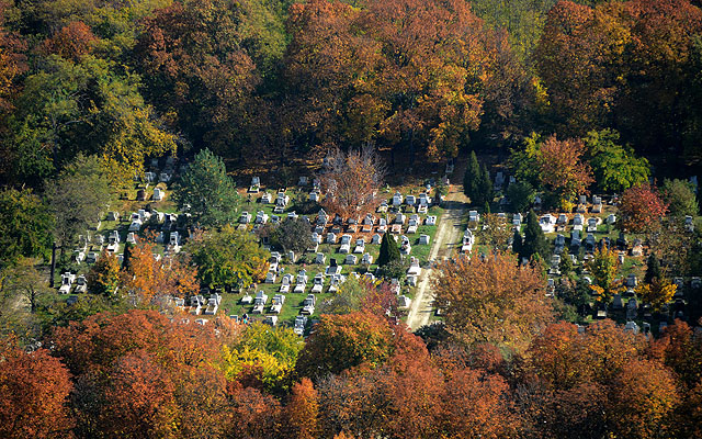 Budapesti temetők madártávlatból