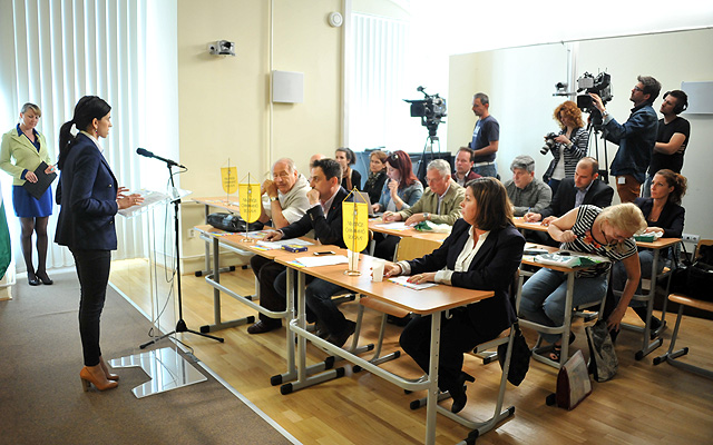 Szalay-Bobrovniczky Alexandra főpolgármester-helyettes sajtótájékoztatót tart a 25. Városligeti Gyermeknap programjáról